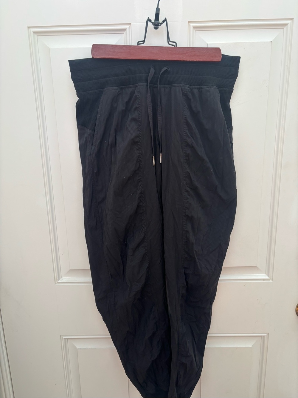 lululemon athletica Black Ribbed Leggings with High Waist